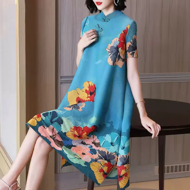 Blue Vintage Flower