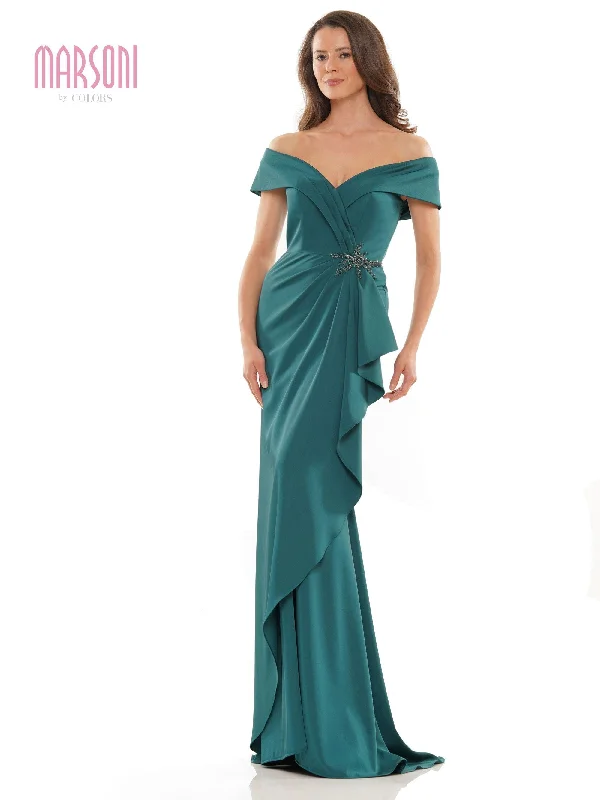 Marsoni Long Off Shoulder Formal Dress 1180 Flowy maxi dresses