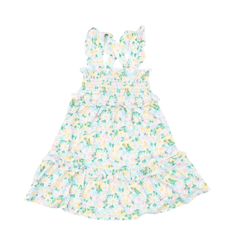 Angel Dear - Smocked Dress - Daisies Off-shoulder unclassified dresses