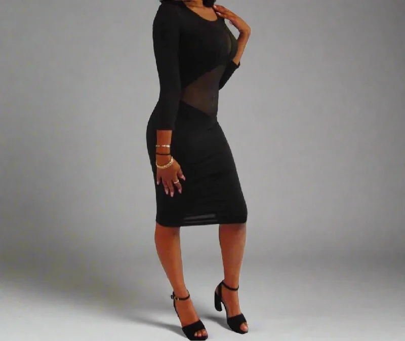 Mesh Middle Dress Formal unclassified dresses