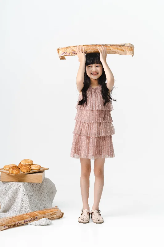 Bling-Bling Cupcakes Dress in Rosewood Pink Stylish unclassified dresses