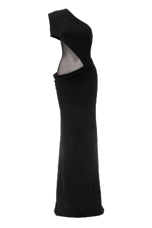 CALMING NOIR GOWN IN BLACK Club unclassified dresses