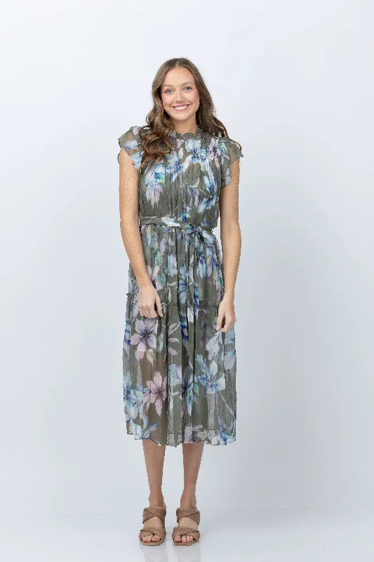 Christy Lynn Vera Dress in Viridian Prism Office unclassified dresses