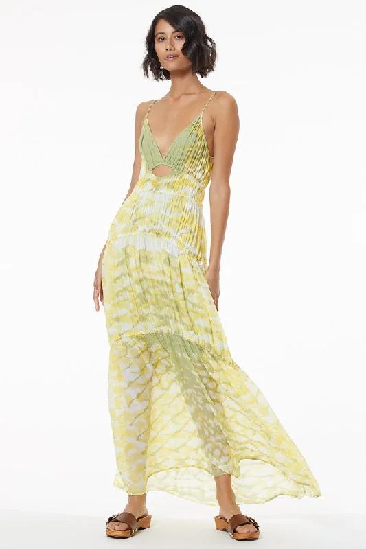 Delphine Chiffon Dress // Sunray Boa Wash Smocked unclassified dresses