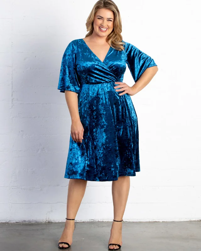 Fit and Flair Velvet Dress | SAPPHIRE Lace unclassified dresses