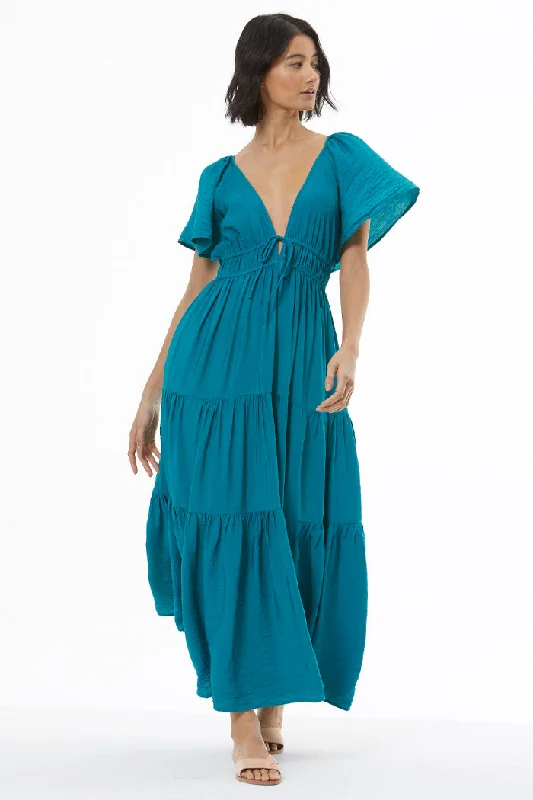 Mara Dress // Verdigris ~ NO RETURNS Popular unclassified dresses