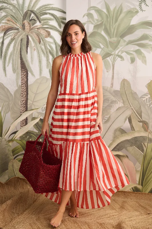 Margot Dress Noel Stripe Lace unclassified dresses