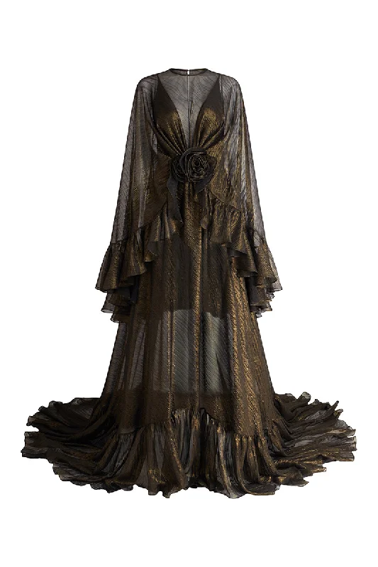 ROSE REVERIE GOWN IN BLACK Cocktail unclassified dresses