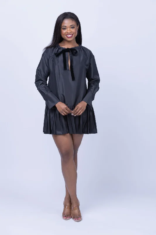 Simkhai Edison Dress in Black Fall unclassified dresses