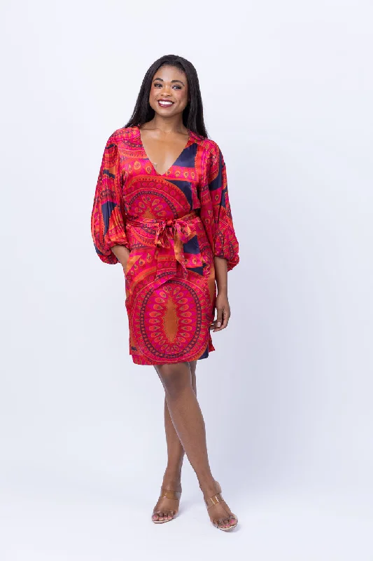 tyler boe Val Paisley Dress in Multi Affordable unclassified dresses