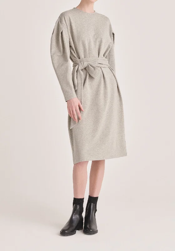 Waist Tie Jersey Dress One-shoulder unclassified dresses