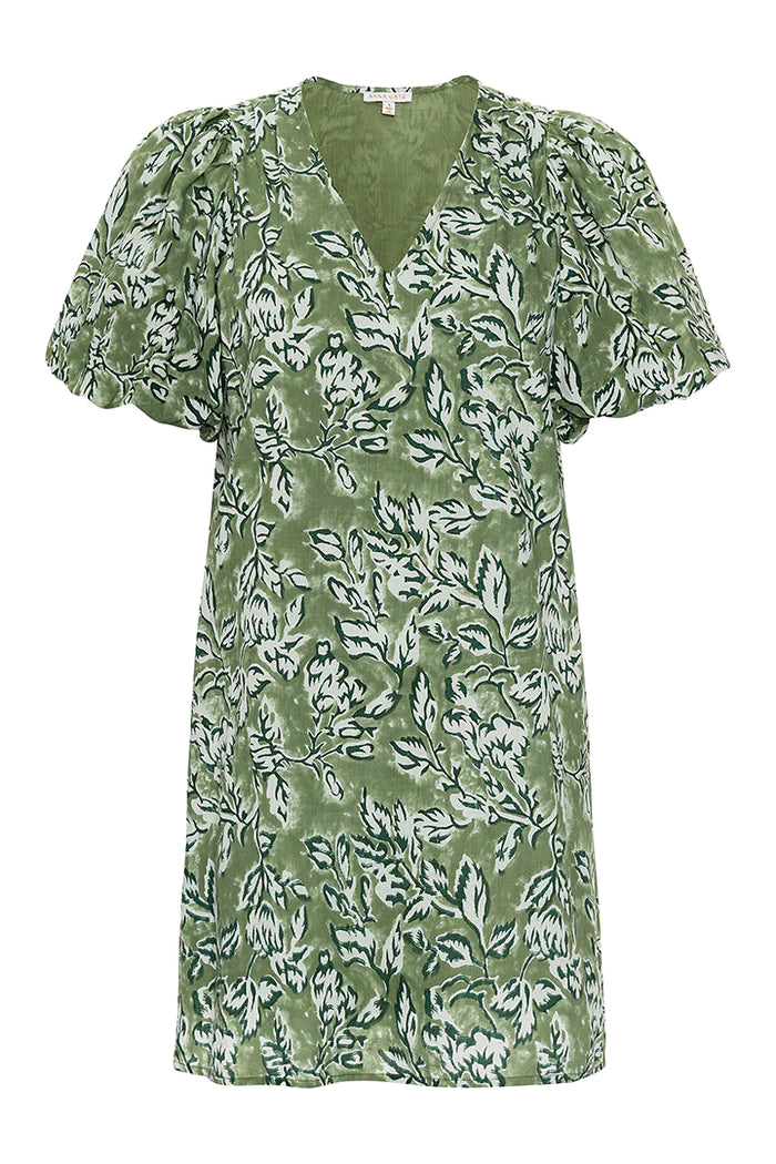 Haley Dress- Apple Mist Print Fashion-forward floral dresses