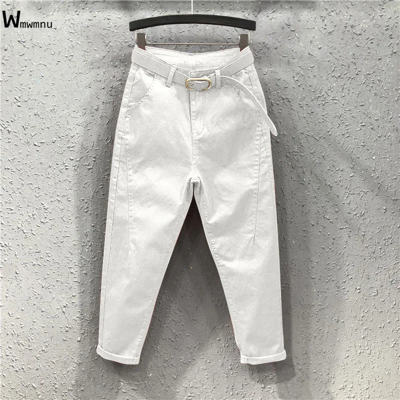 red loose Harem jeans female streetwear slim high waist Trousers Casual Ankle-Length denim cargo pants women red loose Harem jeans female streetwear slim high waist Trousers Casual Ankle-Length denim cargo pants women