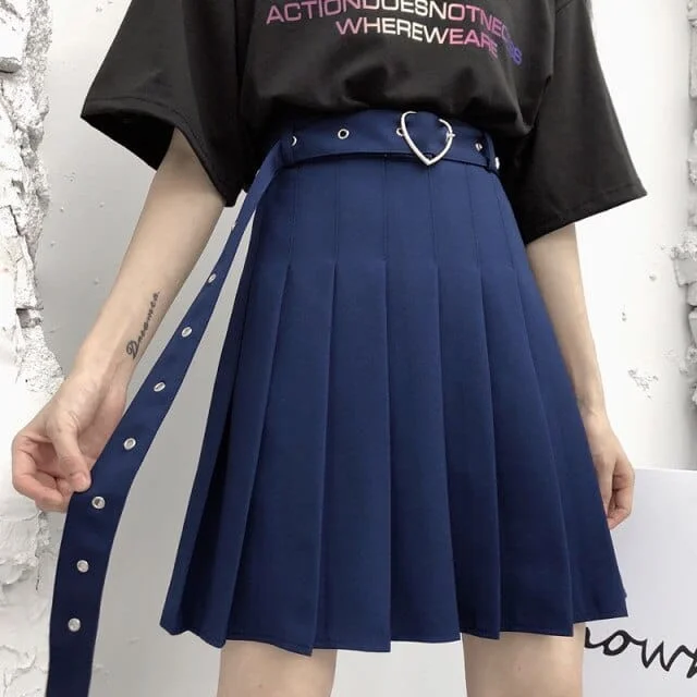 Navy skirt